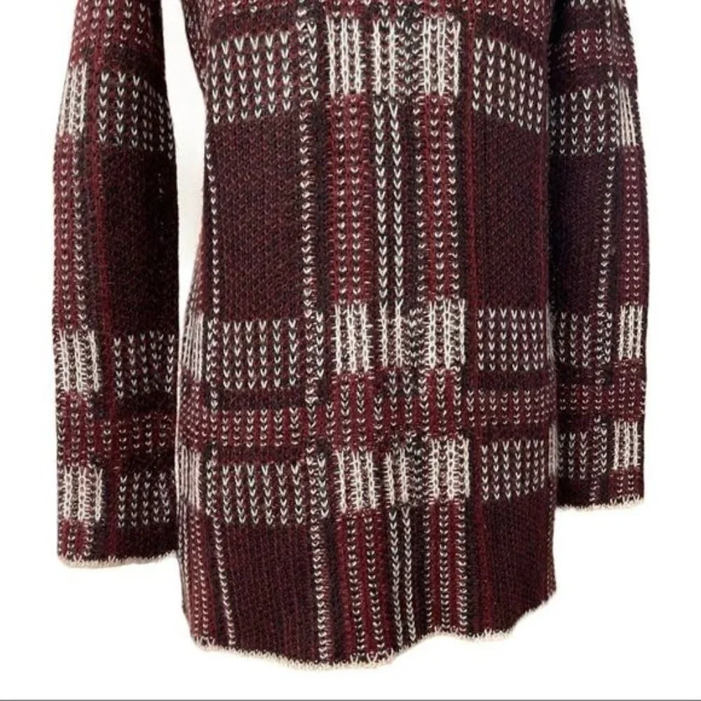 𝅺bb Dakota Plaid Shawl Collar Cardigan Sz S - Picture 7 of 12